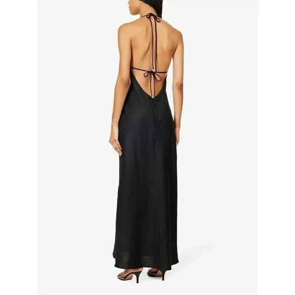 Reformation | Dresses | Reformation Selia Halterneckstrappy Open Back Linen Maxi Dress Sizemedium | Poshmark Reformation | Dresses | Reformation Selia Halterneckstrappy Open Back Linen Maxi Dress Sizemedium | Poshmark